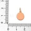 Spray Painted Brass Charms KK-CBAEB58-01B-3
