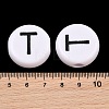 Opaque Acrylic European Beads AC-CBA3BDD-01T-3