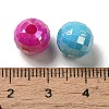 Plating Opaque Acrylic Beads OACR-E039-44-3