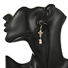 Natural Freshwater Shell Dangle Earrings EJEW-JE07509-2