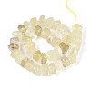 Natural Lemon Quartz(Heated) Beads Strands G-N347-17A-06-3
