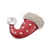 Christmas Alloy Rhinestone Cabochons FIND-U016-03G-01-2