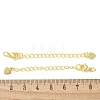 Rack Plating Brass Chain Extender X-FIND-T071-14G-3