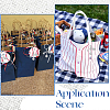 20Pcs Alloy Baseball & Solfball Gloves & Keychains KEYC-SC00034-5