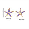 Alloy Enamel Stud Earrings WG3CCC3-02-1