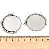 Zinc Alloy Pendant Cabochon Settings FIND-NH0001-13C-P-3