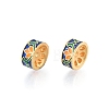 Alloy Enamel Beads PALLOY-P285-02A-01-2