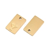 304 Stainless Steel Pendants SA-CBA1839-21G-Y-2