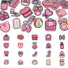 20Pcs Polyester Embroider Self-adhesion Thread Iron on/Sew On Patches PATC-TAC0004-09-2