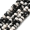 Natural Zebra Jasper Beads Strands G-A280-A22-01-2