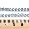 Electroplate Transparent Glass Beads EGLA-B013-02A-PL05-4