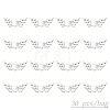 30Pcs Alloy Angeltee Beads TIBEB-YW0001-32S-1