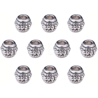 Tibetan Silver Alloy Beads PALLOY-PH0005-24-WH-1