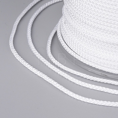 Polyester Braided Cord for Jewelry Making OCOR-F011-C12-1