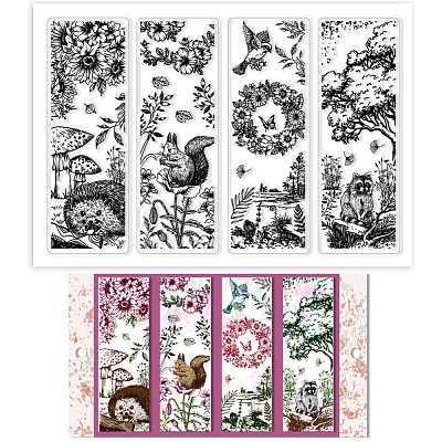 Custom PVC Plastic Clear Stamps DIY-WH0618-0049-1