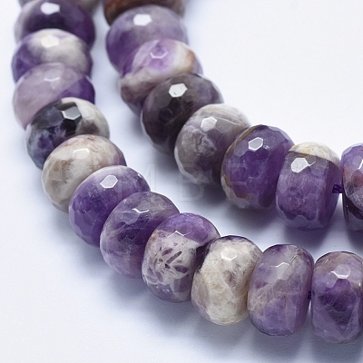 Natural Chevron Amethyst Beads Strands G-K256-54D-1