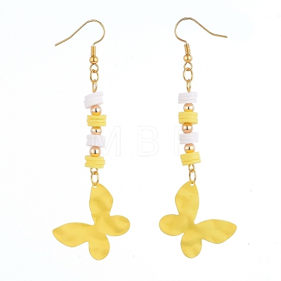 Butterfly Dangle Earrings EJEW-JE04085-1