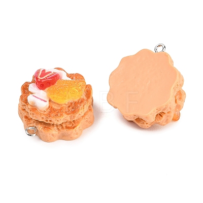 Resin Imitation Food Pendants RESI-D023-02-1