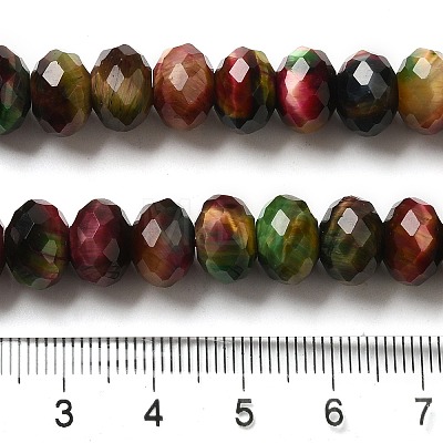 Natural Rainbow Tiger Eye Beads Strands G-NH0002-D03-04-1