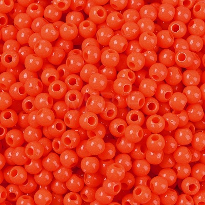 Opaque Acrylic Beads SACR-A007-01A-02-1