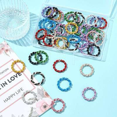 44Pcs 11 Colors Aluminum Quick Link Connectors ALUM-FS0001-01-1