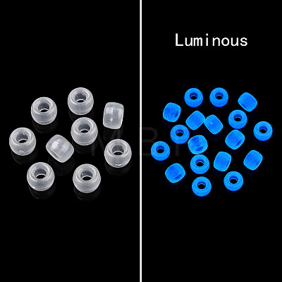Transparent & Luminous Plastic Beads X-KY-T025-01-H09-1