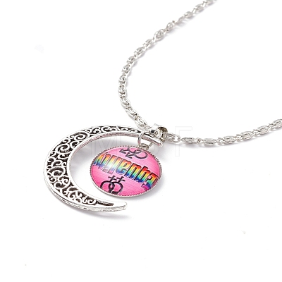 Rainbow Pride Necklace NJEW-F291-01B-1