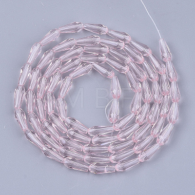 Transparent Glass Beads Strands GLAA-T009-004G-1