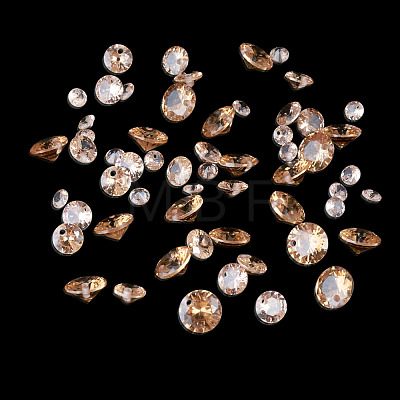 60Pcs 3 Styles Cubic Zirconia Charms ZIRC-TAD0001-01E-1
