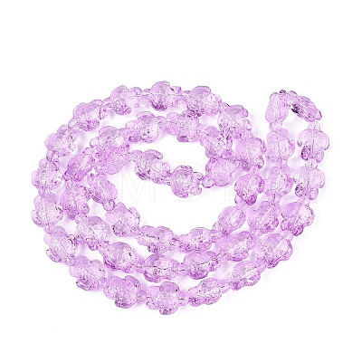 Transparent Glass Beads Strands DGLA-N021-02A-07-1