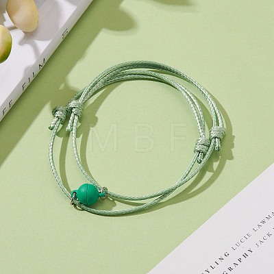 Adjustable Magnetic Bracelet for Couples BJEW-JB06190-05-1