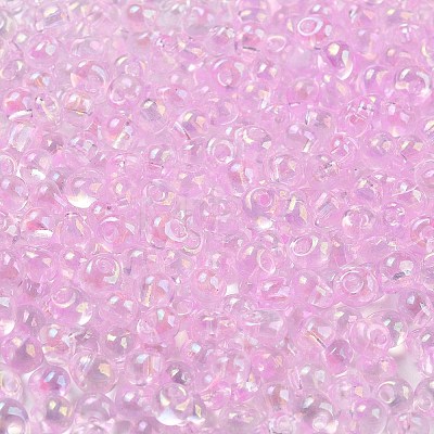 6/0 Inside Colours Glass Seed Beads SEED-A034-03D-1