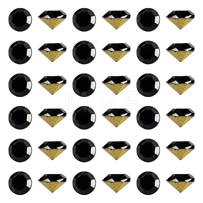 1 Bag Pointed Back Glass Rhinestone Cabochons RGLA-TADJ0001-01A-01-1