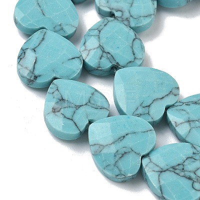 Synthetic Turquoise Beads Strands G-A309-A16-01-1