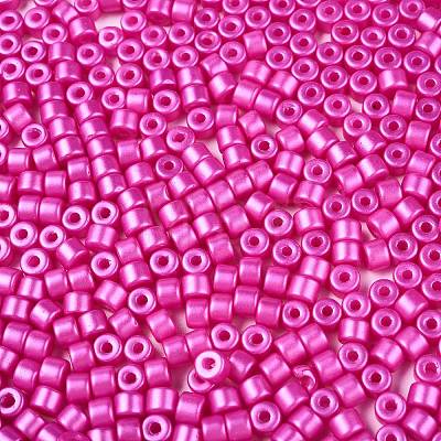 Baking Paint Pearlized Glass Seed Beads SEED-T008-03N-1