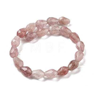 Natural Strawberry Quartz Beads Strands G-P520-B11-01-1