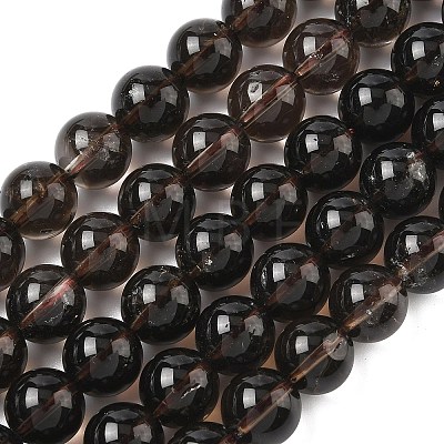 Natural Smoky Quartz Beads Strands G-C265-A01-10mm-01-1