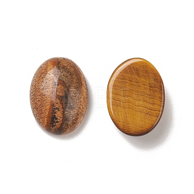 Natural & Synthetic Mixed Gemstone Cabochons G-M396-04-1-1
