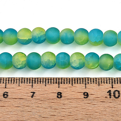 Crackle Glass Beads X1-GLAA-N009-6mm-10-1