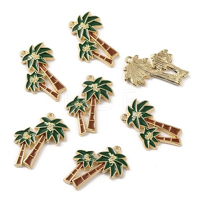 Alloy Enamel Pendants FIND-WH0120-16G-1
