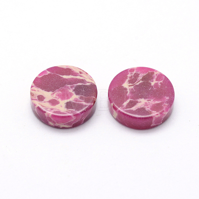 Synthetic & Dyed Regalite/Imperial Jasper/Sea Sediment Jasper Cabochons G-A174-02F-1