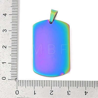 Ion Plating(IP) 304 Stainless Steel Pendants LS-STAS-I311-03A-RC-1