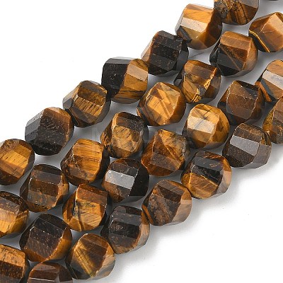 Natural Tiger Eye Beads Strands G-C267-B16-1