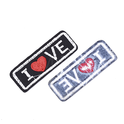 Computerized Embroidery Cloth Iron On Patches X-FIND-T030-062-1