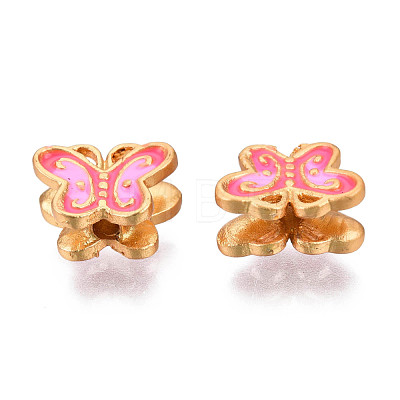 Alloy Enamel Beads KK-N238-085A-1