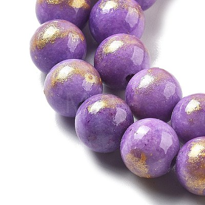 Natural Mashan Jade Beads Strands G-A255-A01-01G-1