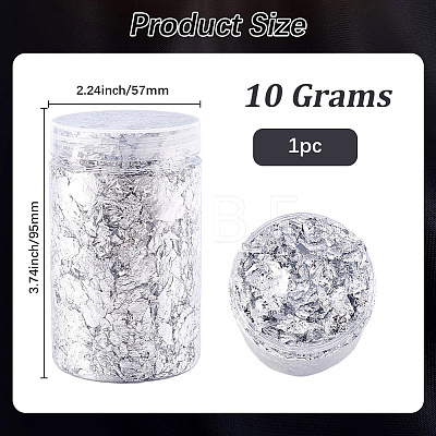1Pc Foil Nail Art Decorations MRMJ-BBC0001-03B-1