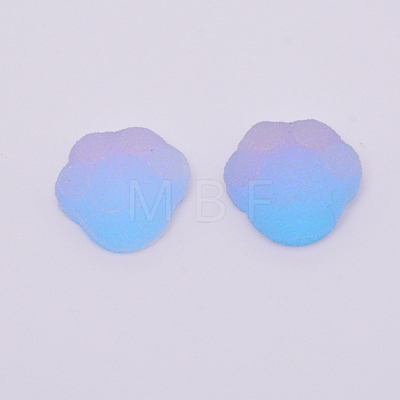 Gradient Style Resin Cabochons CRES-CJC0001-09A-1