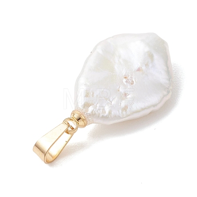 3Pcs 3 Styles Baroque Natural Keshi Pearl Pendants PALLOY-JF04956-1