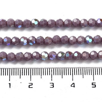 Opaque Glass Beads Strands LS-EGLA-A035-P4mm-L11-1